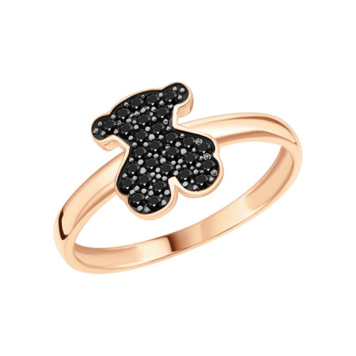 Золотое кольцо с фианитами