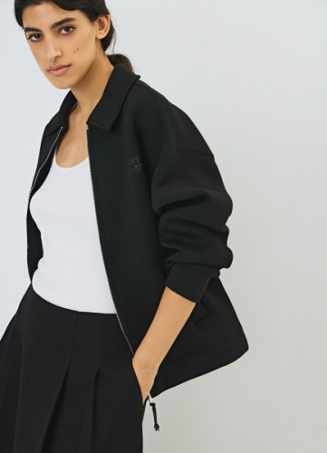 Бомбер оверсайз, Черный