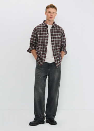 Свободные джинсы Baggy, Серый