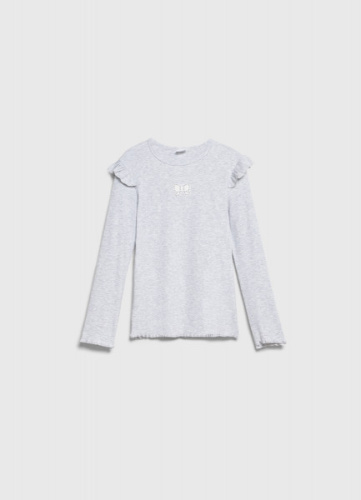 Лонгслив для девочек, Серый