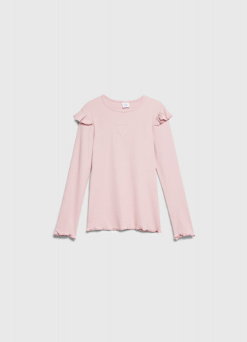 Лонгслив для девочек, Розовый