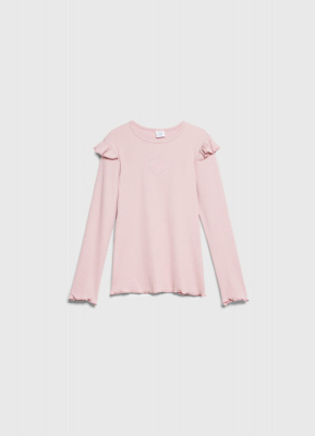 Лонгслив для девочек, Розовый