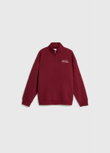 Свитшот с воротником-стойкой для девочек, Фиолетовый