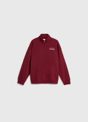 Свитшот с воротником-стойкой для девочек, Фиолетовый