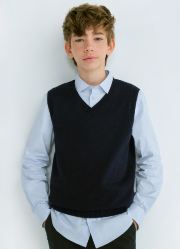 Жилет для мальчиков, Синий