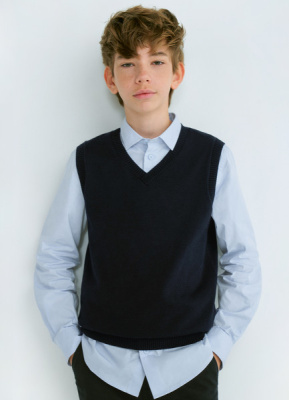 Жилет для мальчиков, Синий