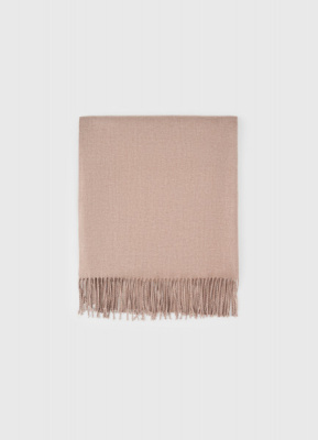 Шарф с бахромой, Коричневый