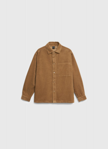 Рубашка из вельвета для мальчиков, Бежевый