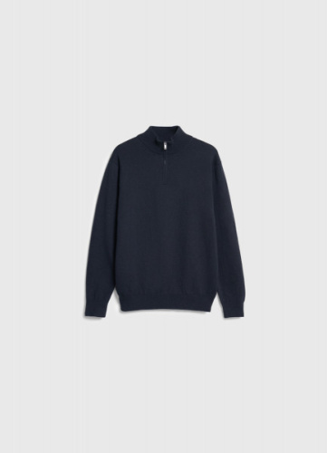 Свитер с воротником на молнии для мальчиков, Синий