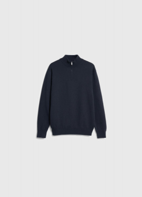 Свитер с воротником на молнии для мальчиков, Синий