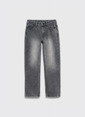 Утеплённые джинсы для мальчиков, Серый