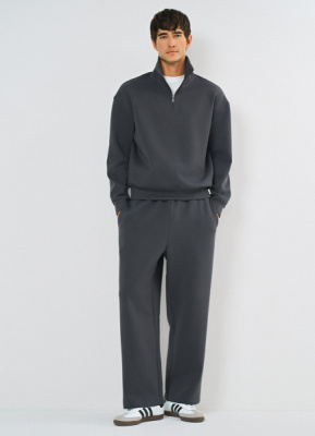 Брюки с эластичным поясом, Серый