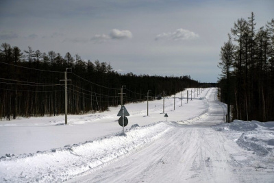 Экстремальные холода увеличили риски передвижения по дороге вдоль ВСТО / ЯСИА   