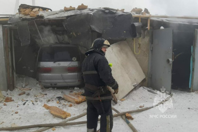 При пожаре в гаражном боксе в Якутске пострадал один человек / Иванова Светлана Якутск Якутск Республика Саха (Якутия)