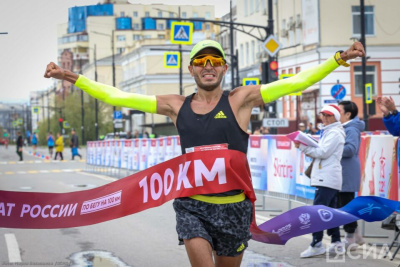 Чемпионом России на 100 км в Якутске стал Валерий Лукин / Дьулустаан Сергеев Якутск Якутск Республика Саха (Якутия)