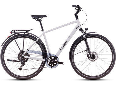 Дорожный велосипед Cube Touring One, год 2025, цвет Белый-Серый, ростовка 20