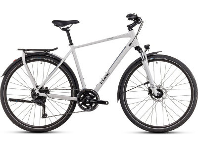 Дорожный велосипед Cube Kathmandu One M, год 2024, цвет Серый-Черный, ростовка 21