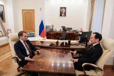 Глава Якутии встретился с министром природных ресурсов и экологии России / ЯСИА   