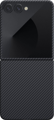 Чехол Pitaka Ultra-Slim Case для Galaxy Z Flip7, кевлар черный