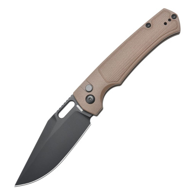 Складной нож Artisan Revel, сталь AR-RPM9, рукоять FRN, коричневый/черный