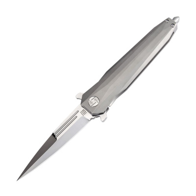 Складной нож Artisan Hornet, сталь M390, рукоять титан, серый