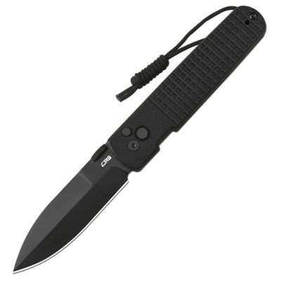 Складной нож CJRB Locust, сталь AR-RPM9, рукоять G10, черный