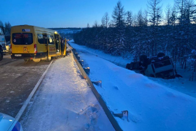 В результате тройного ДТП в Нерюнгринском районе пострадали три человека / Николай Борисов  Нерюнгринский Республика Саха (Якутия)