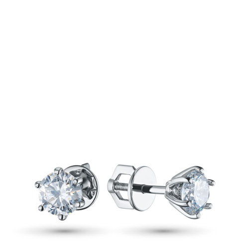 Пусеты из белого золота э4712пс01160200