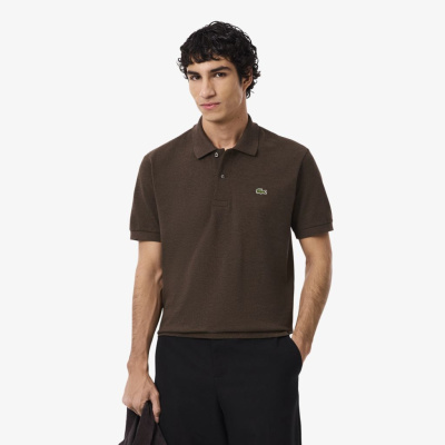 Мужское поло L.12.12 из меланжевой ткани