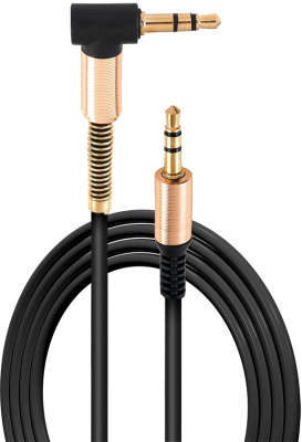 Кабель Gal 3.5 jack to 3.5 jack Black