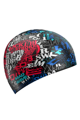 Силиконовая шапочка для плавания Numbers big