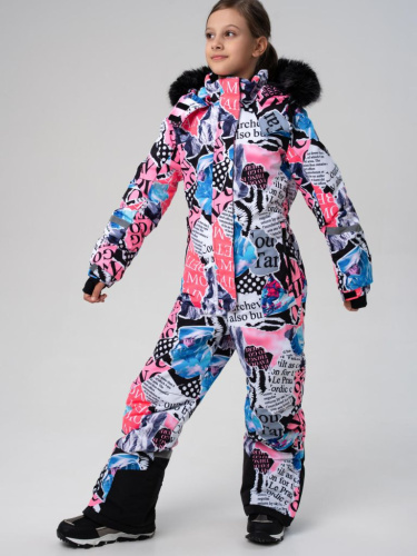 Комбинезон текстильный с полиуретановым покрытием для девочек