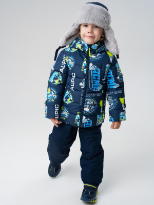 Комплект текстильный с полиуретановым покрытием для мальчиков: куртка, полукомбинезон