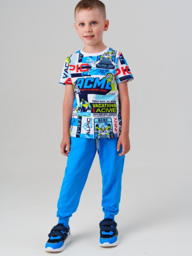 Комплект трикотажный для мальчиков: фуфайка (футболка), брюки