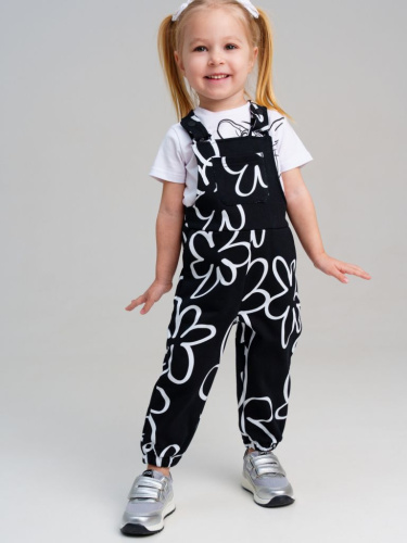 Полукомбинезон детский трикотажный для девочек