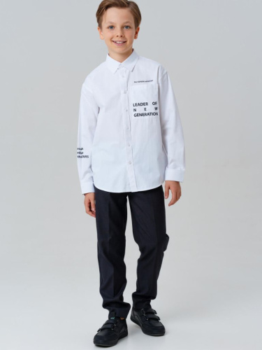 Рубашка текстильная для мальчиков (oversize fit)
