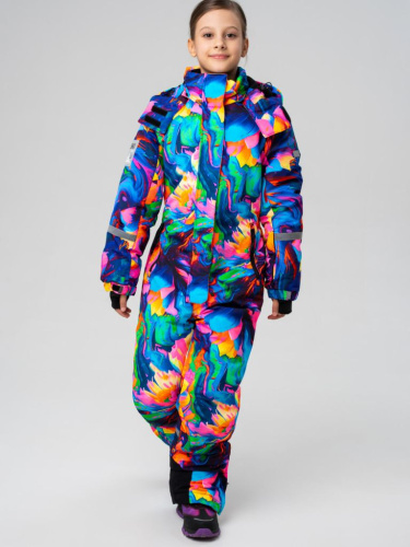 Комбинезон текстильный с полиуретановым покрытием для девочек
