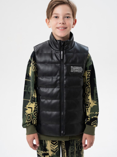 Жилет кожаный для мальчиков