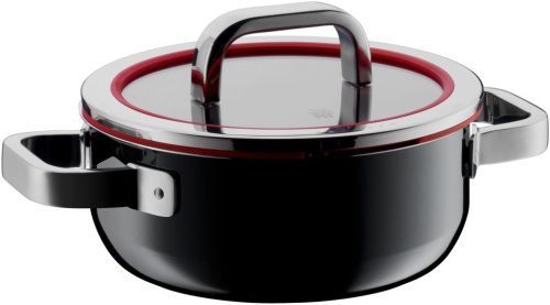 Низкая кастрюля Fusiontec Functional Black 20 см