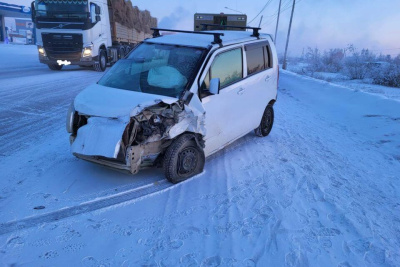 В Якутске пьяный водитель без прав устроил ДТП с пострадавшим / ЯСИА Якутск Якутск Республика Саха (Якутия)