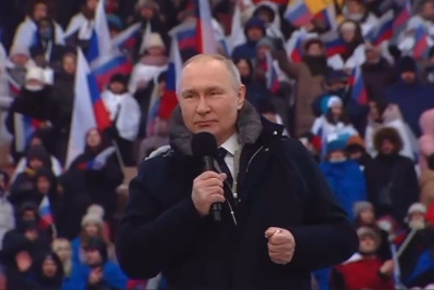 Более 200 тысяч человек посетили митинг-концерт в «Лужниках» 22 февраля / Мария Архипова   