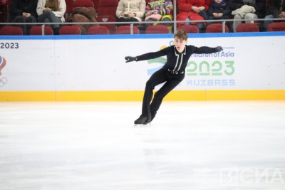 Юноши-фигуристы завершили соревнования на играх «Дети Азии» / Анастасия Филиппова   