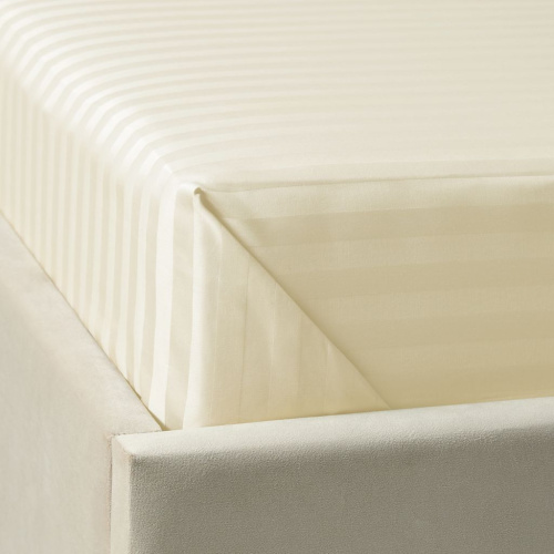 Простыня Ecru страйп-сатин 40156