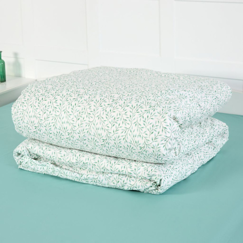 Пододеяльник Foglio, зеленый