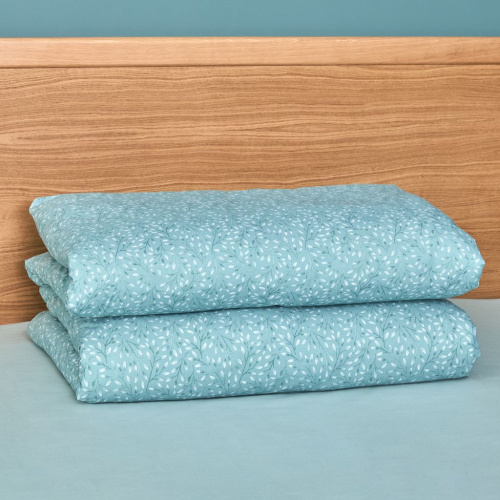 Пододеяльник Foglio, бирюза