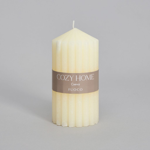 Свеча Fuoco, слоновая кость