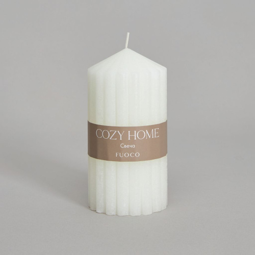 Свеча Fuoco, белая