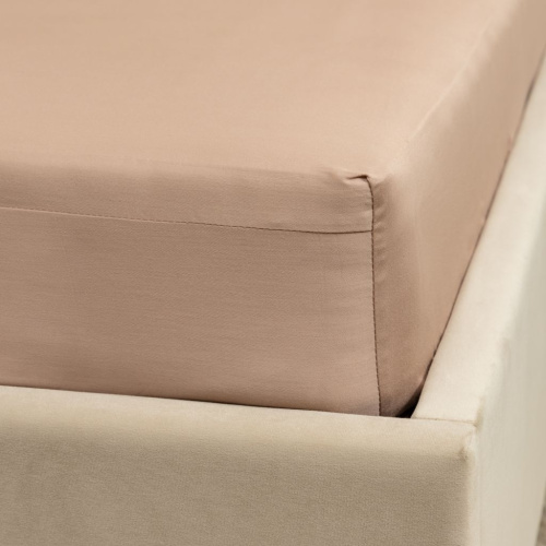 Простыня на резинке Almond