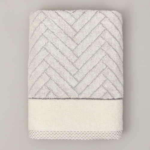 Полотенце махровое Casetta, серое