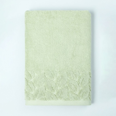 Полотенце махровое Luana, зеленое